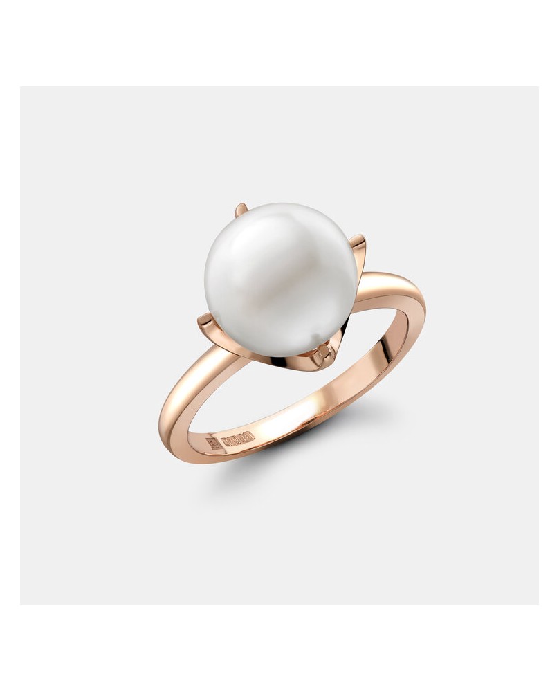 Rose Gold and Freshwater Pearl Ring