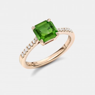 Limited edition green tourmaline ring
