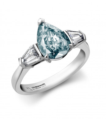 The Pear Shaped Teal Spinel...