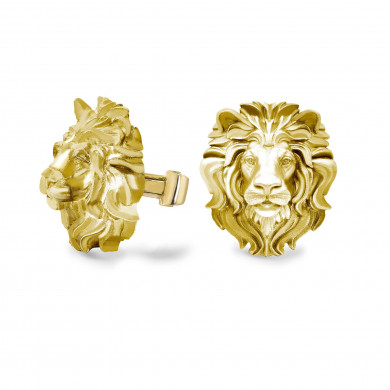 Signature Lion Gold Cufflinks