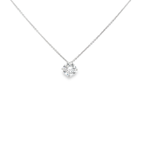 Platinum Lab Diamond Pendant