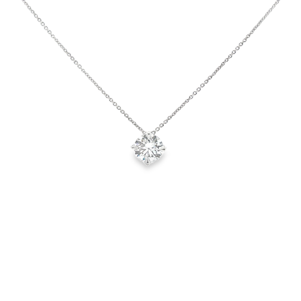 Platinum Lab Diamond Pendant