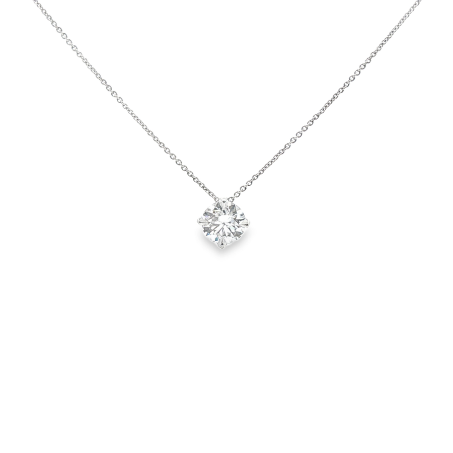 Platinum Lab Diamond Pendant