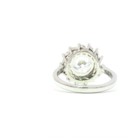 3.89ct Laboratory-Grown Diamond Cluster Ring in Platinum