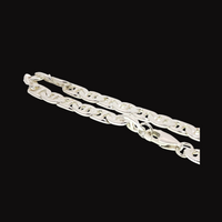 Sterling Silver Anchor Curb Bracelet