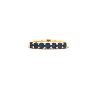 18ct Yellow Gold Blue Sapphire Eternity Ring