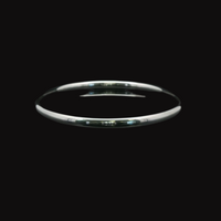 Sterling Silver Court Shaped Bangle