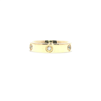 9ct Yellow Gold Lab Diamond Eternity Band