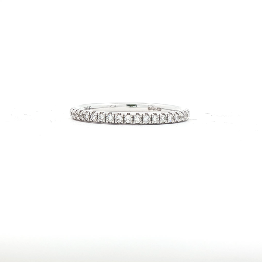 Platinum Diamond Half Eternity Ring – 0.20ct