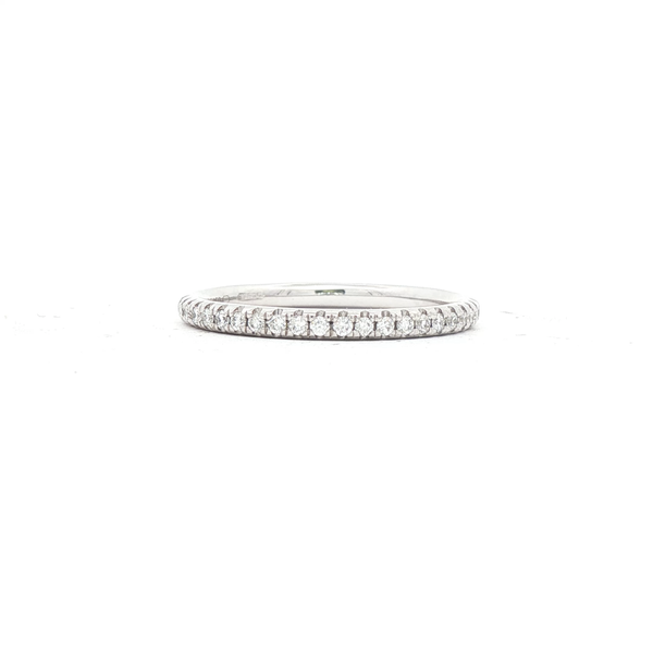 Platinum Diamond Half Eternity Ring – 0.19ct