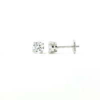 Platinum Lab-Grown Diamond Stud Earrings – 1.00ct Total
