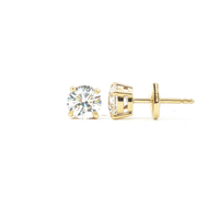 18ct Yellow Gold 2.08ct Lab Grown Diamond Stud Earrings with Alpha Backs