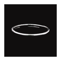 Sterling Silver Twist Bangle