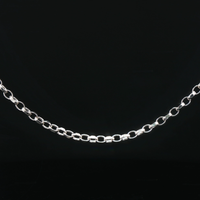 Sterling Silver Belcher Necklace – 20 Inch