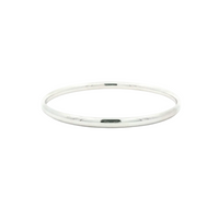 Sterling Silver Court Shaped Bangle