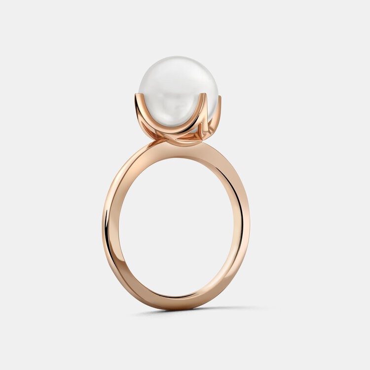 The Rose Gold and Freshwater Pearl Ring