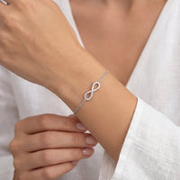 Diamond Infinity Bracelet – 0.09ct