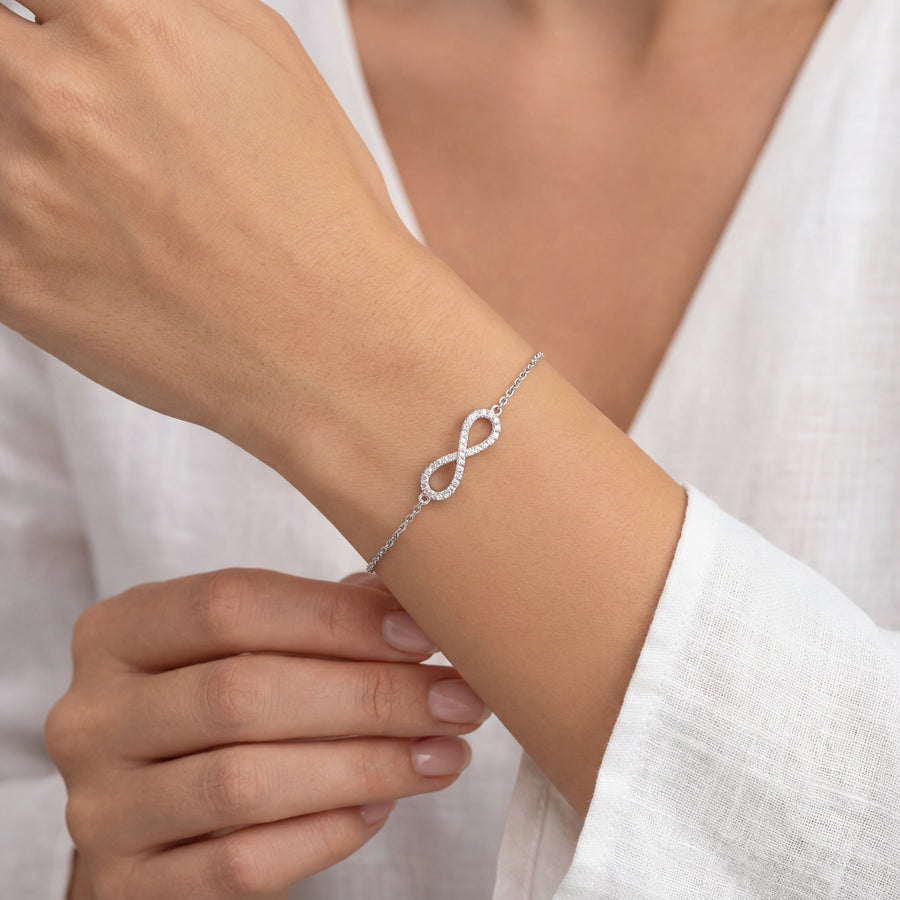 Diamond Infinity Bracelet – 0.09ct