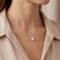 Platinum Lab Diamond Pendant