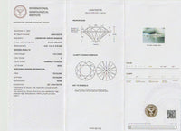 Platinum 1.35ct Three Stone Diamond Ring – 1.03ct D IF IGI Certified Centre