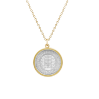 Vintage Threepence Coin Pendant in 9ct Yellow Gold