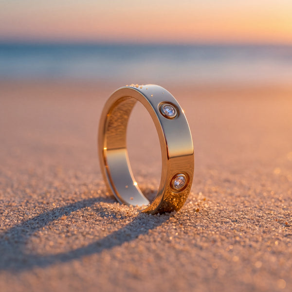 9ct Yellow Gold Lab Diamond Eternity Band