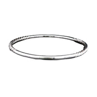 Sterling Silver Twist Bangle
