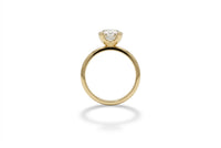 Yellow Gold Aurora Lab Grown Diamond Solitaire Ring