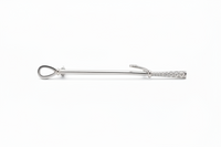 Sterling Silver Equestrian Pin with White Lab Diamonds