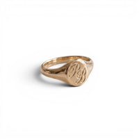 Unisex 9ct Yellow Gold Signet Ring