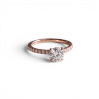 1.02ct Round Brilliant Lab-Grown Diamond Engagement Ring in 18ct Rose Gold